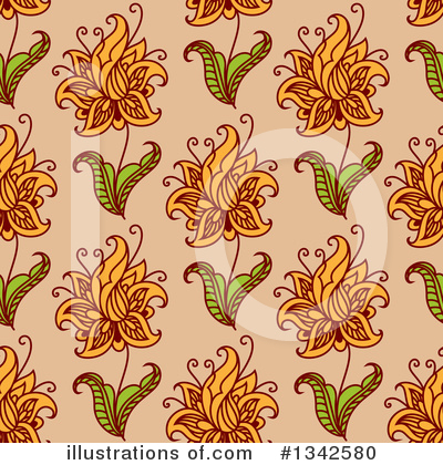 Royalty-Free (RF) Floral Clipart Illustration by Vector Tradition SM - Stock Sample #1342580