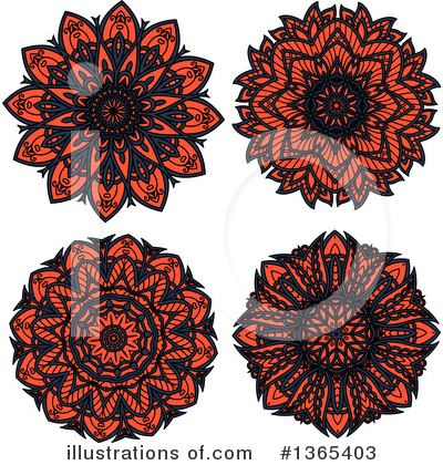 Royalty-Free (RF) Floral Clipart Illustration by Vector Tradition SM - Stock Sample #1365403