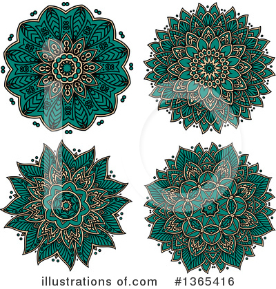 Royalty-Free (RF) Floral Clipart Illustration by Vector Tradition SM - Stock Sample #1365416