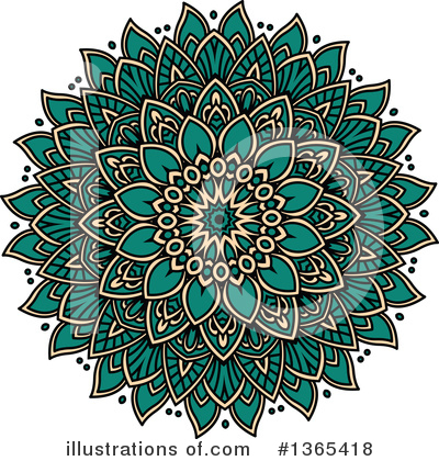Royalty-Free (RF) Floral Clipart Illustration by Vector Tradition SM - Stock Sample #1365418