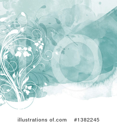 Floral Background Clipart #1382245 by KJ Pargeter
