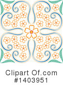 Floral Clipart #1403951 by Cherie Reve