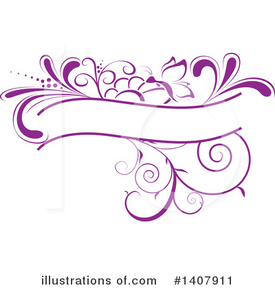 Royalty-Free (RF) Floral Clipart Illustration by dero - Stock Sample #1407911