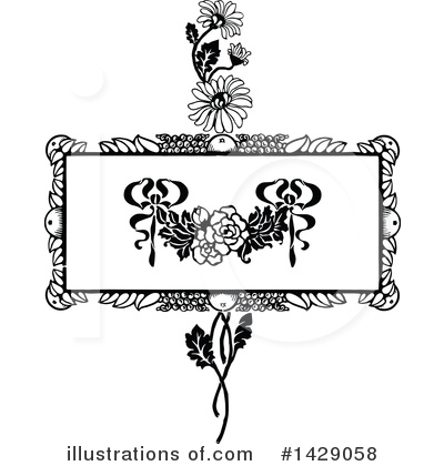 Royalty-Free (RF) Floral Clipart Illustration by Prawny Vintage - Stock Sample #1429058