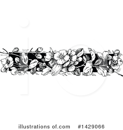 Royalty-Free (RF) Floral Clipart Illustration by Prawny Vintage - Stock Sample #1429066