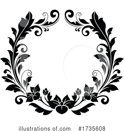 Royalty-Free (RF) Floral Clipart Illustration by Vector Tradition SM - Stock Sample #1735608