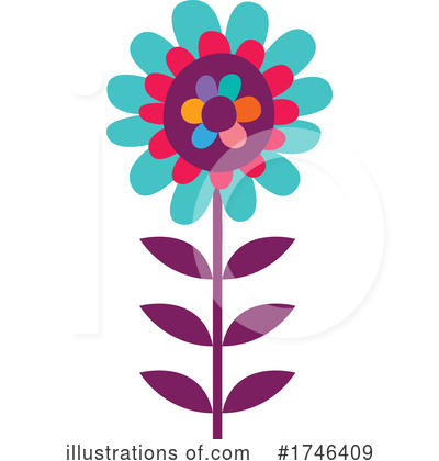 Royalty-Free (RF) Floral Clipart Illustration by Vector Tradition SM - Stock Sample #1746409