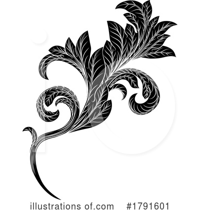 Flourish Clipart #1791601 by AtStockIllustration