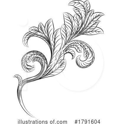 Flourish Clipart #1791604 by AtStockIllustration