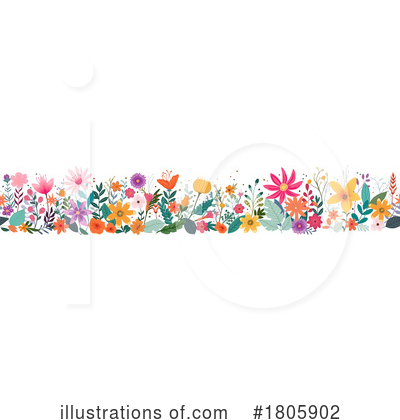 Floral Clipart #1805902 by AtStockIllustration