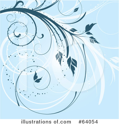 Royalty-Free (RF) Floral Clipart Illustration by KJ Pargeter - Stock Sample #64054