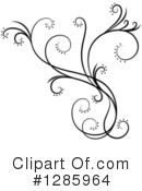 Floral Design Element Clipart #1285964 by Cherie Reve