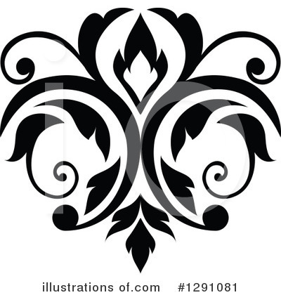 Royalty-Free (RF) Floral Design Element Clipart Illustration by Vector Tradition SM - Stock Sample #1291081