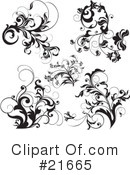 Floral Elements Clipart #21665 by OnFocusMedia