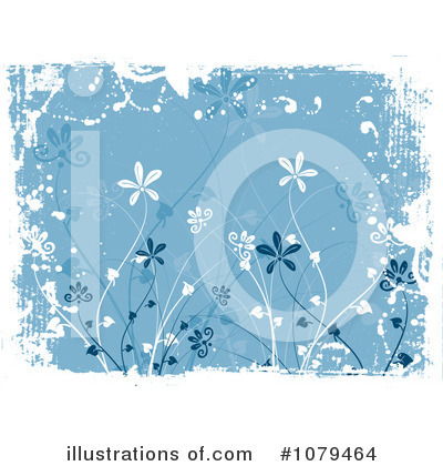 Royalty-Free (RF) Floral Grunge Clipart Illustration by KJ Pargeter - Stock Sample #1079464