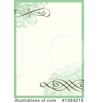Royalty-Free (RF) Floral Invite Clipart Illustration by BestVector - Stock Sample #1084219