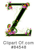 Floral Letter Clipart #84548 by BNP Design Studio