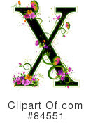 Floral Letter Clipart #84551 by BNP Design Studio