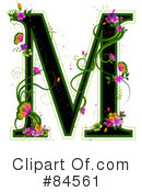 Floral Letter Clipart #84561 by BNP Design Studio