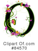 Floral Letter Clipart #84570 by BNP Design Studio