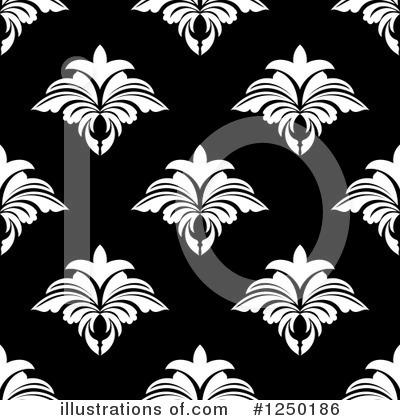 Royalty-Free (RF) Floral Pattern Clipart Illustration by Vector Tradition SM - Stock Sample #1250186