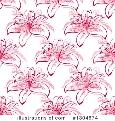 Floral Background Clipart #1304674 by Vector Tradition SM