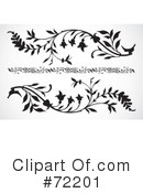 Floral Scroll Clipart #72201 by BestVector