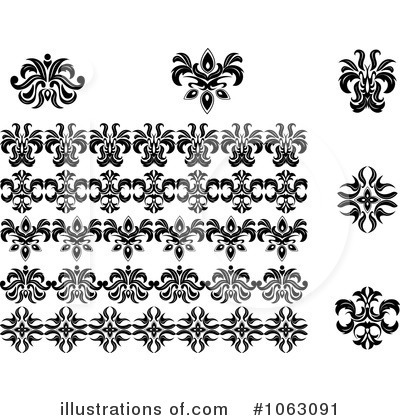 Royalty-Free (RF) Flourish Clipart Illustration by Vector Tradition SM - Stock Sample #1063091
