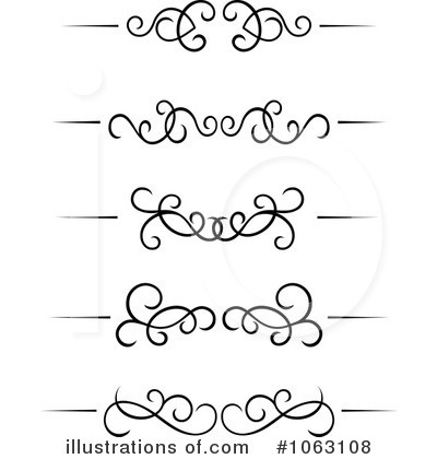 Royalty-Free (RF) Flourish Clipart Illustration by Vector Tradition SM - Stock Sample #1063108
