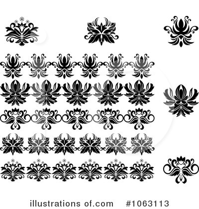 Royalty-Free (RF) Flourish Clipart Illustration by Vector Tradition SM - Stock Sample #1063113