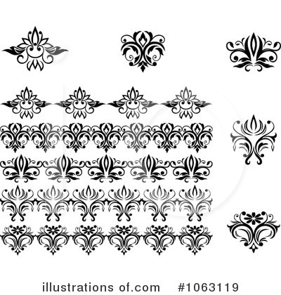 Royalty-Free (RF) Flourish Clipart Illustration by Vector Tradition SM - Stock Sample #1063119