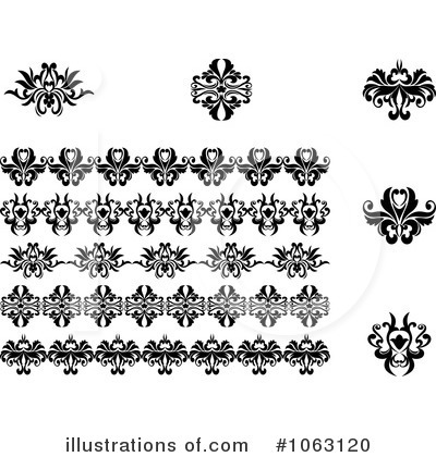 Royalty-Free (RF) Flourish Clipart Illustration by Vector Tradition SM - Stock Sample #1063120