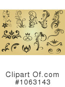 Flourish Clipart #1063143 by Vector Tradition SM