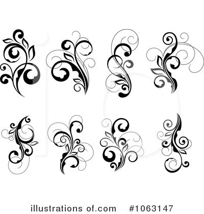 Royalty-Free (RF) Flourish Clipart Illustration by Vector Tradition SM - Stock Sample #1063147