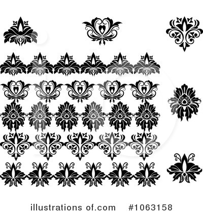 Royalty-Free (RF) Flourish Clipart Illustration by Vector Tradition SM - Stock Sample #1063158