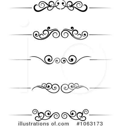 Royalty-Free (RF) Flourish Clipart Illustration by Vector Tradition SM - Stock Sample #1063173