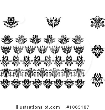 Royalty-Free (RF) Flourish Clipart Illustration by Vector Tradition SM - Stock Sample #1063187