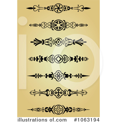 Royalty-Free (RF) Flourish Clipart Illustration by Vector Tradition SM - Stock Sample #1063194