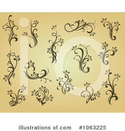 Royalty-Free (RF) Flourish Clipart Illustration by Vector Tradition SM - Stock Sample #1063225