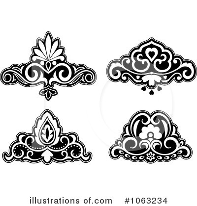 Royalty-Free (RF) Flourish Clipart Illustration by Vector Tradition SM - Stock Sample #1063234