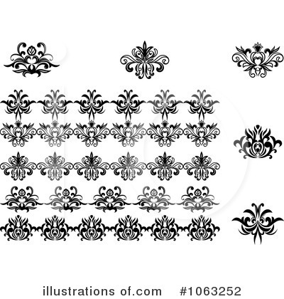 Royalty-Free (RF) Flourish Clipart Illustration by Vector Tradition SM - Stock Sample #1063252
