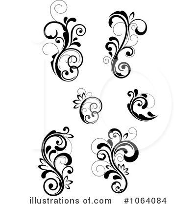 Royalty-Free (RF) Flourish Clipart Illustration by Vector Tradition SM - Stock Sample #1064084
