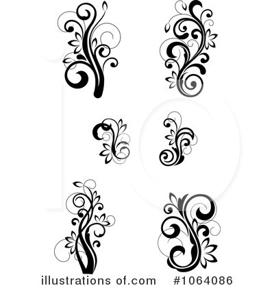 Royalty-Free (RF) Flourish Clipart Illustration by Vector Tradition SM - Stock Sample #1064086