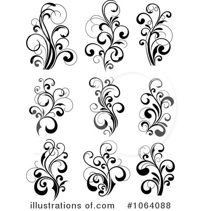 Royalty-Free (RF) Flourish Clipart Illustration by Vector Tradition SM - Stock Sample #1064088