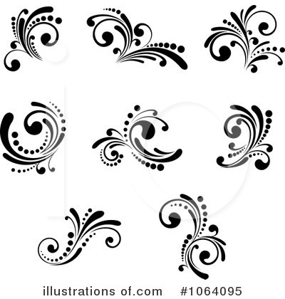 Royalty-Free (RF) Flourish Clipart Illustration by Vector Tradition SM - Stock Sample #1064095