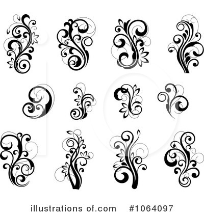 Royalty-Free (RF) Flourish Clipart Illustration by Vector Tradition SM - Stock Sample #1064097