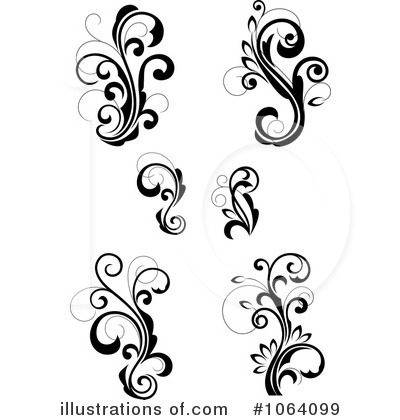 Royalty-Free (RF) Flourish Clipart Illustration by Vector Tradition SM - Stock Sample #1064099