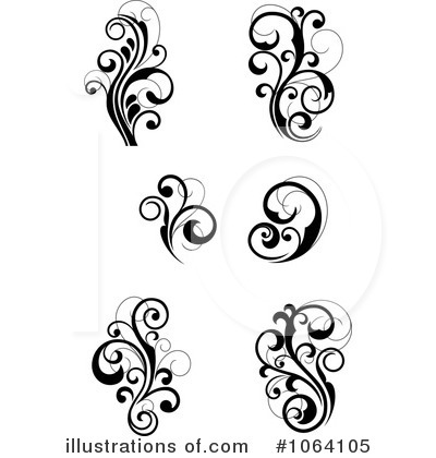 Royalty-Free (RF) Flourish Clipart Illustration by Vector Tradition SM - Stock Sample #1064105
