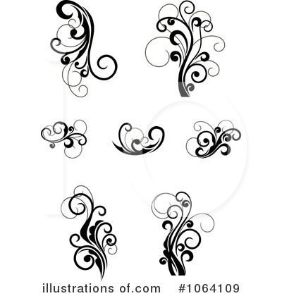 Royalty-Free (RF) Flourish Clipart Illustration by Vector Tradition SM - Stock Sample #1064109