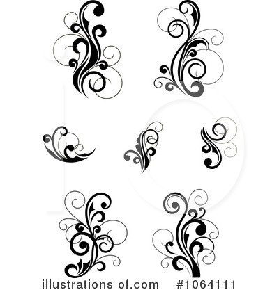 Royalty-Free (RF) Flourish Clipart Illustration by Vector Tradition SM - Stock Sample #1064111